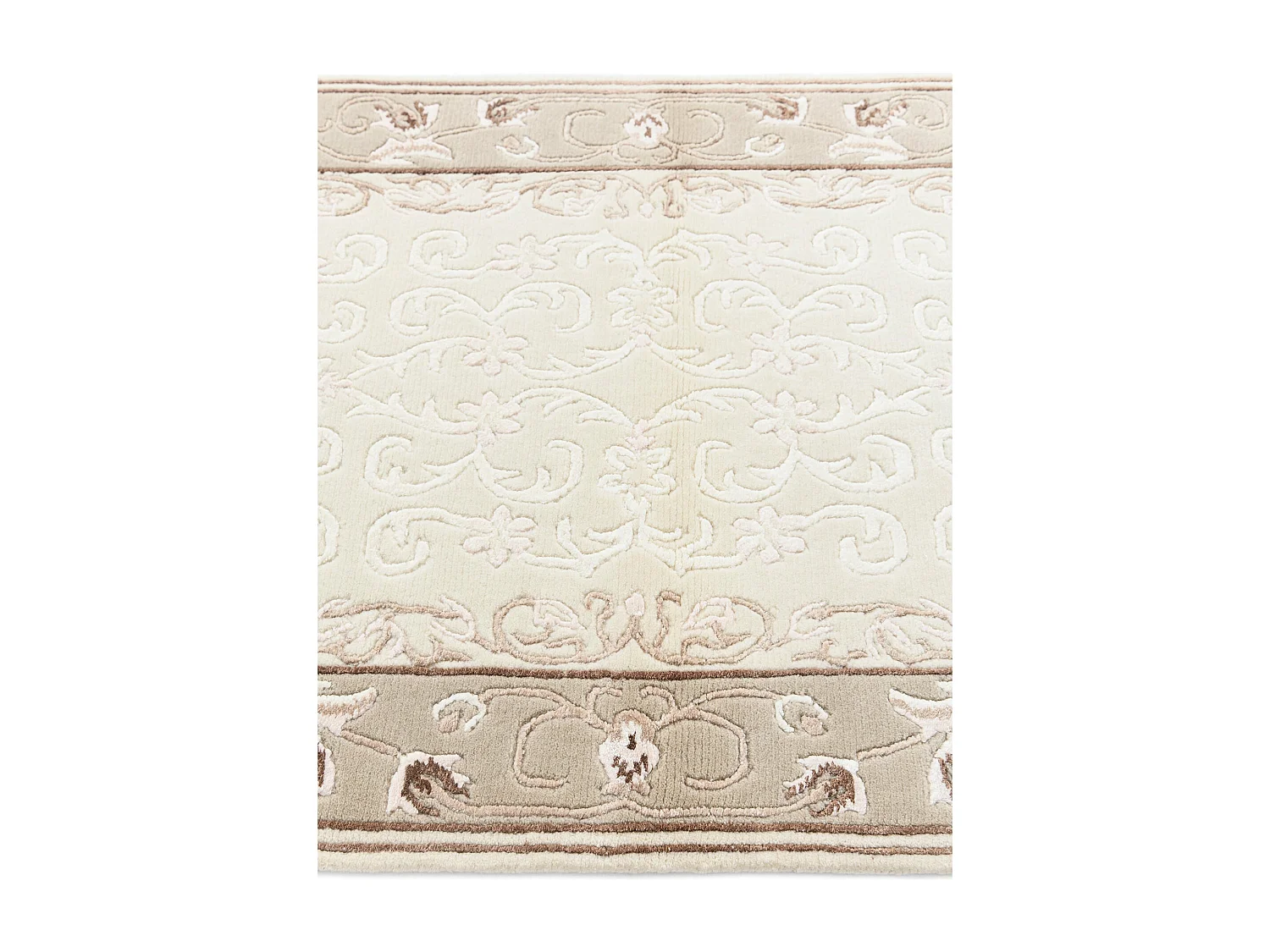 Tapis de laine 79x152 beige Darya