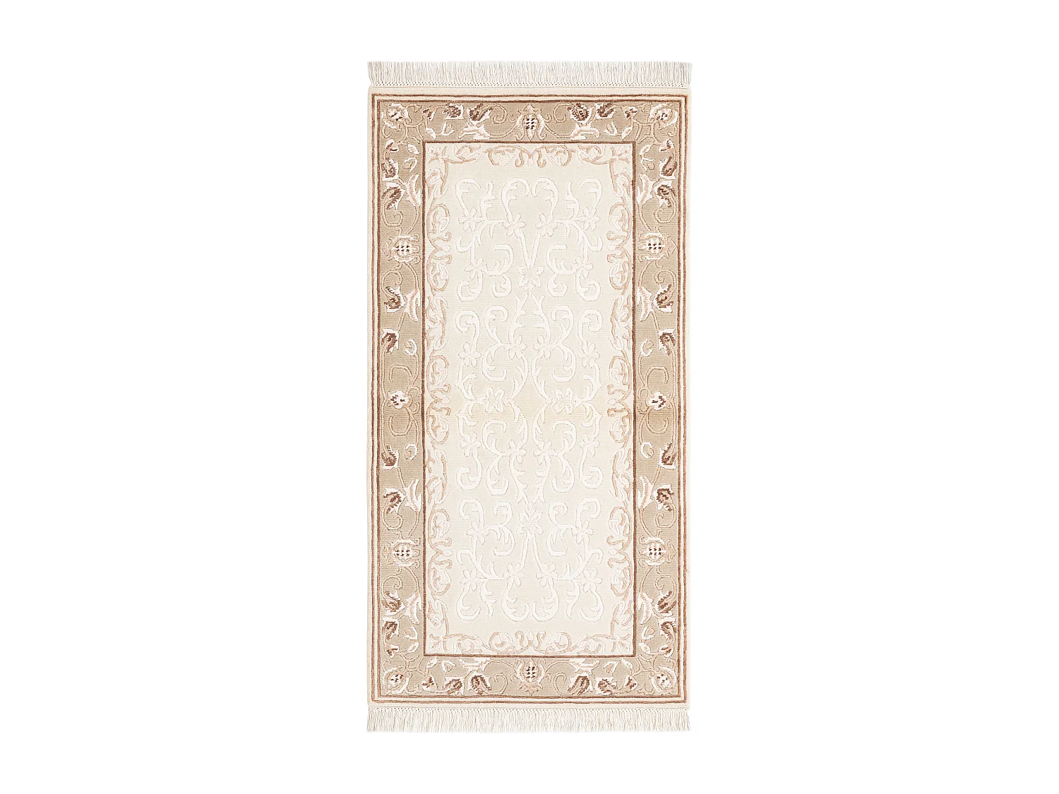 Tapis de laine 79x152 beige Darya