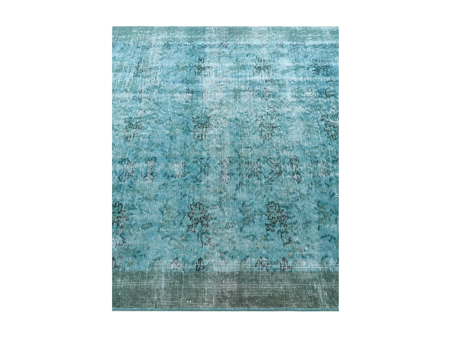 Wollteppich 140x241 Blau Ultra Vintage