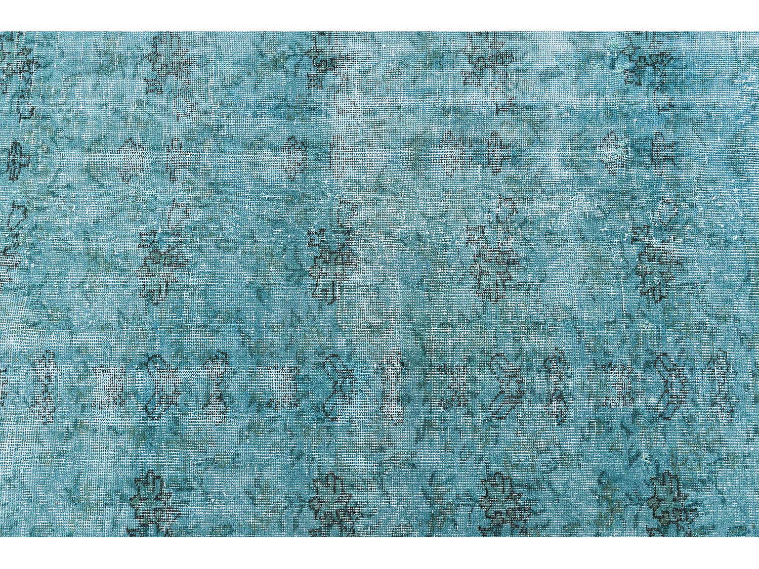 Wollteppich 140x241 Blau Ultra Vintage