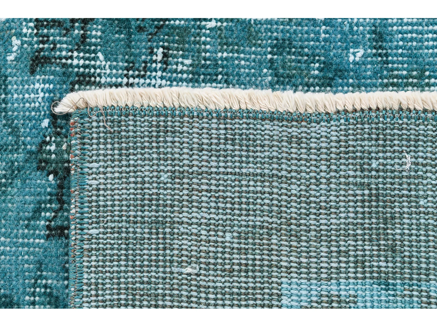 Wollteppich 140x241 Blau Ultra Vintage