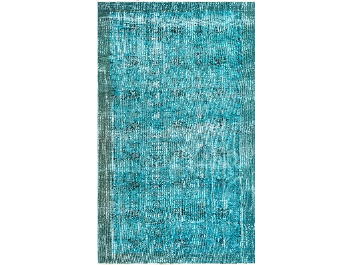 Wollteppich 140x241 Blau Ultra Vintage
