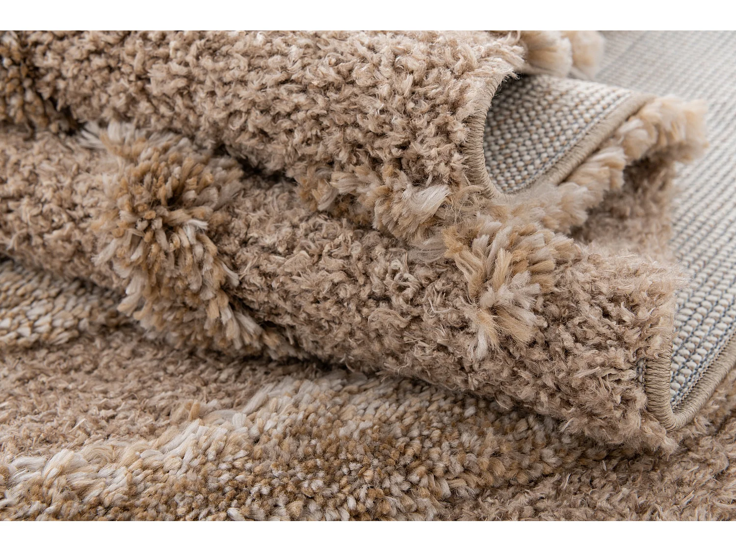 Hoogpolig tapijt 245x160 Bruin Thun Avis