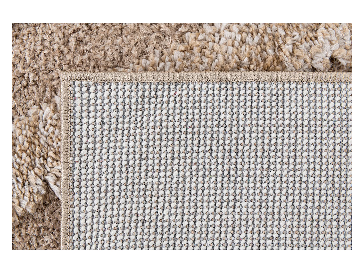 Hoogpolig tapijt 245x160 Bruin Thun Avis