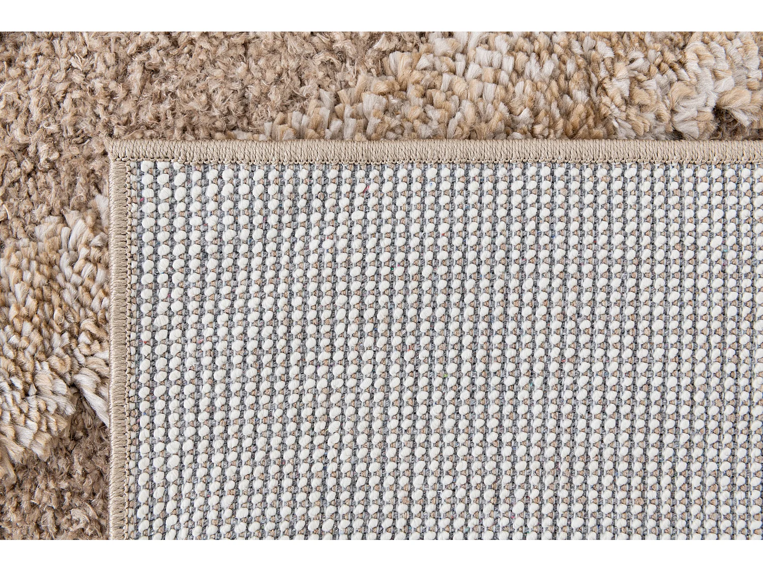 Hoogpolig tapijt 245x160 Bruin Thun Avis