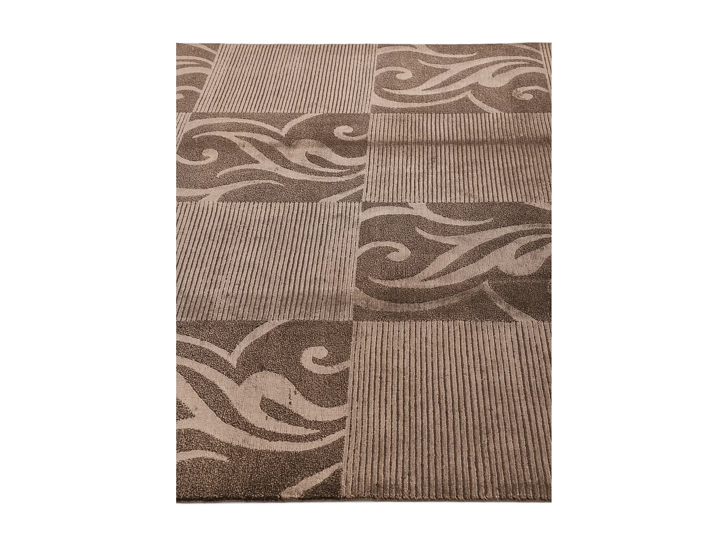 Tapis de laine 173x244 brun Darya