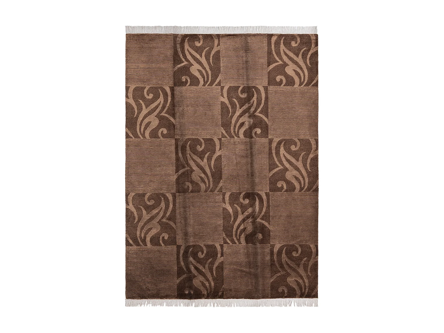 Tapis de laine 173x244 brun Darya