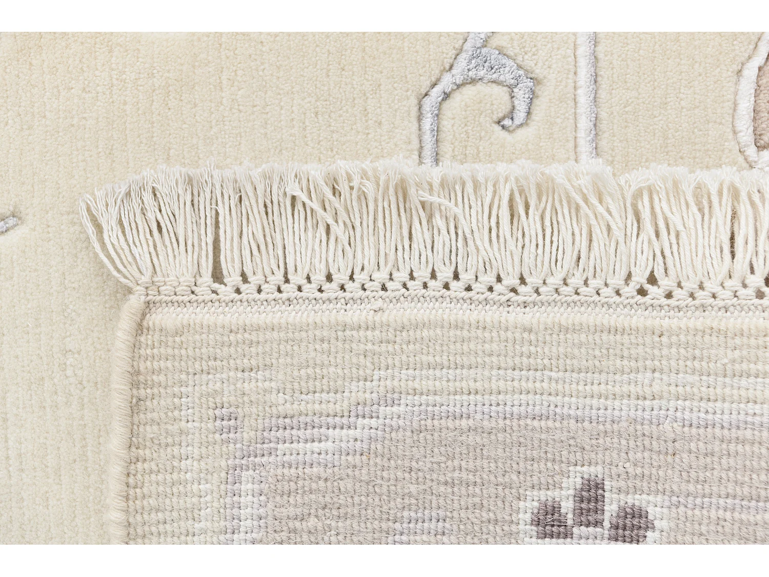 Wollteppich 122x183 Beige Darya