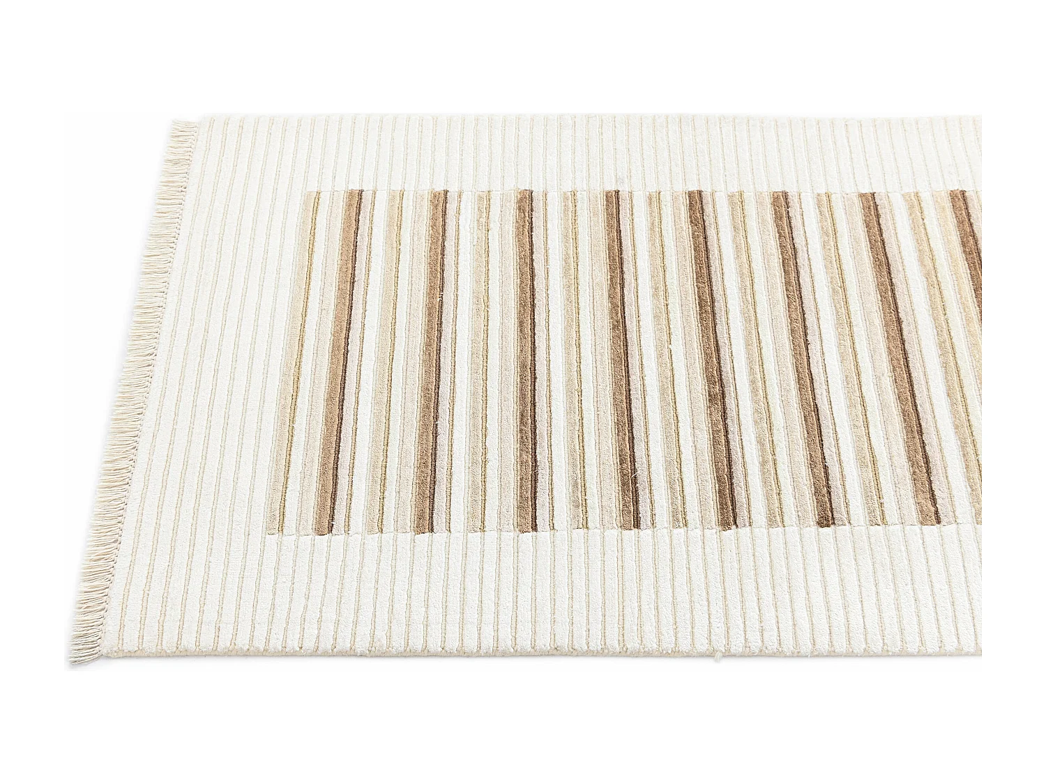 Tappeto per corridoio in lana 79x302 beige Darya