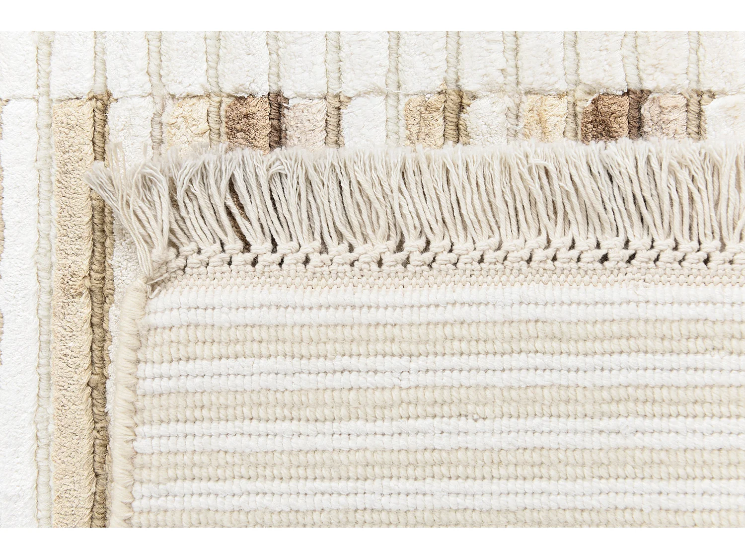 Tappeto per corridoio in lana 79x302 beige Darya