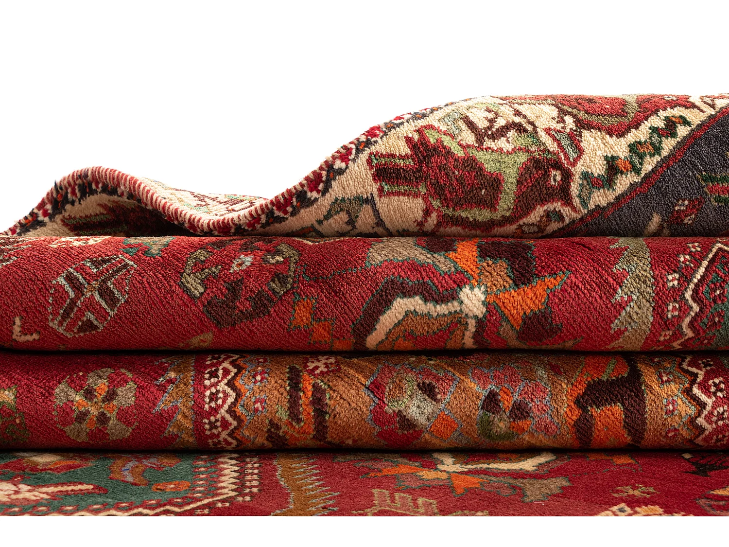 Tapis de laine 172x282 rouge Ghashghai