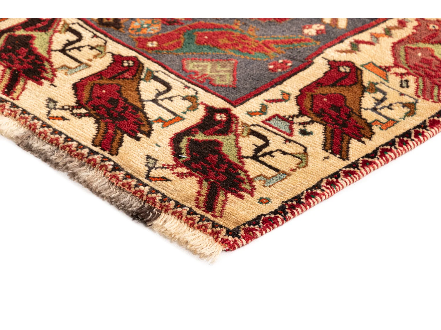 Tapis de laine 172x282 rouge Ghashghai
