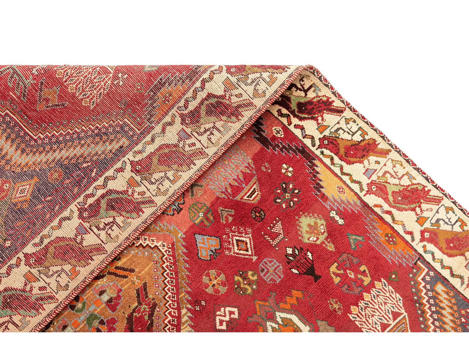 Tapis de laine 172x282 rouge Ghashghai
