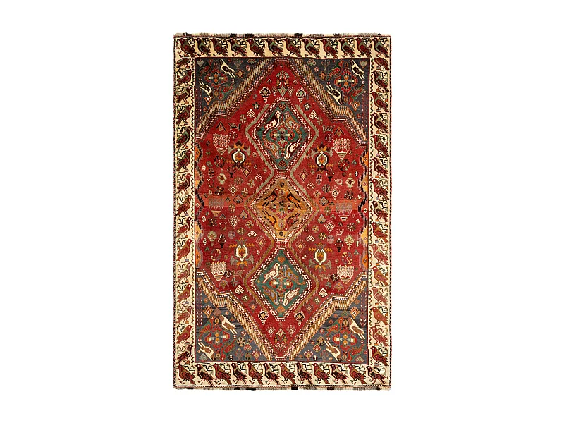 Tapis de laine 172x282 rouge Ghashghai