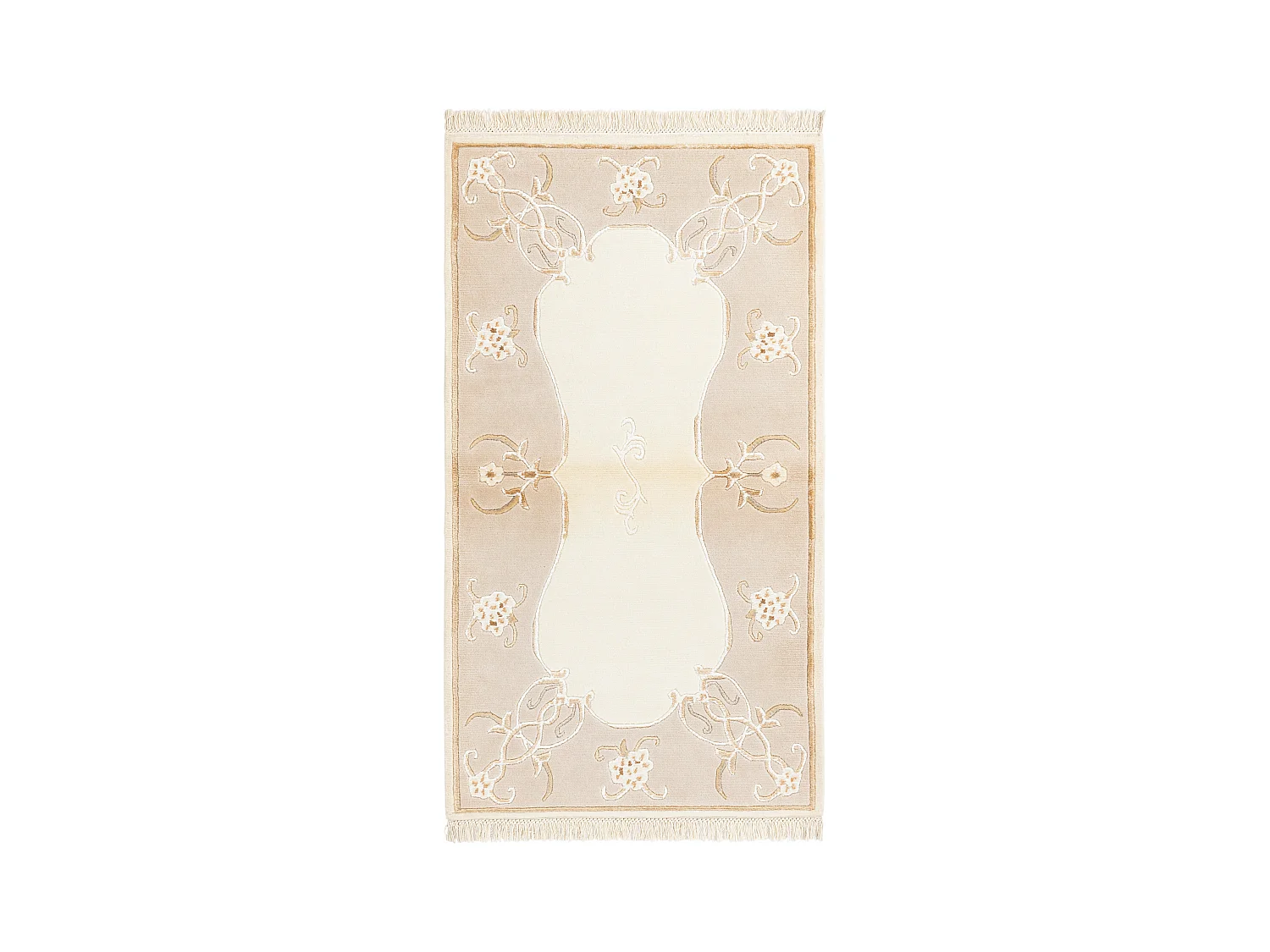 Tapis de laine 84x147 beige Darya