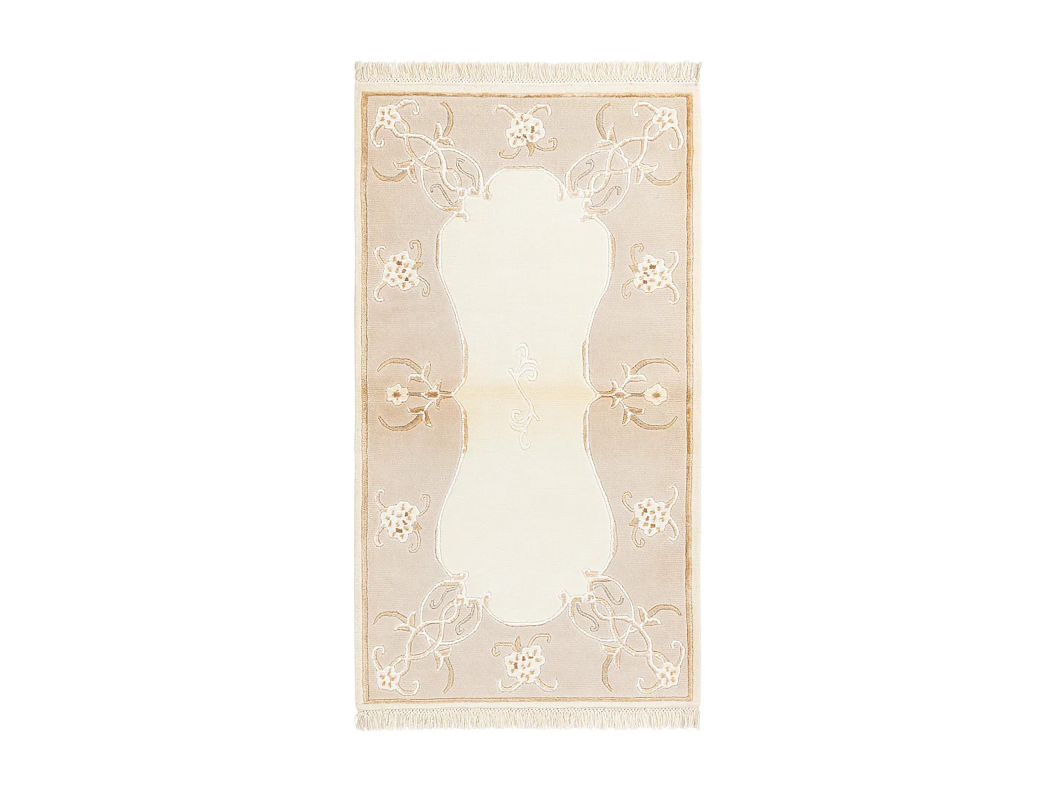 Tapis de laine 84x147 beige Darya