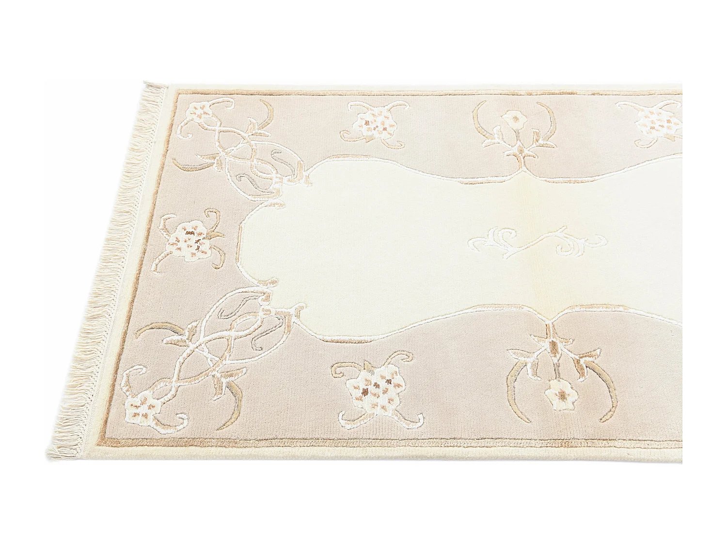 Tapis de laine 84x147 beige Darya