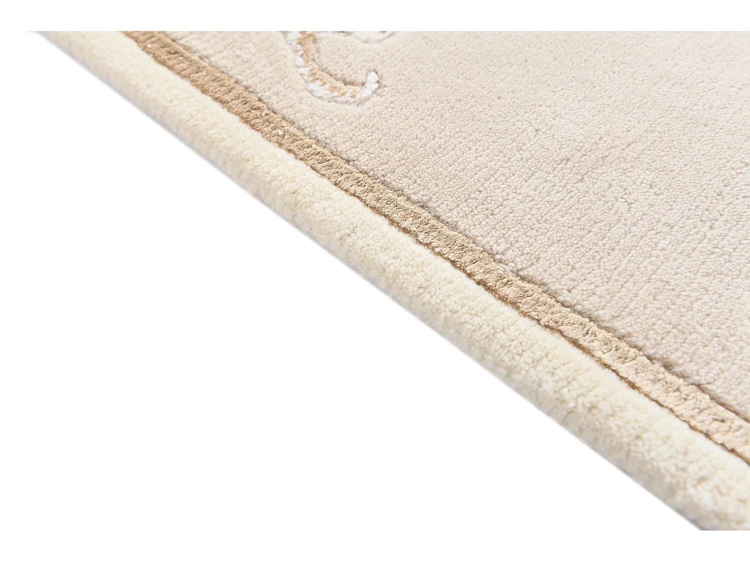 Tapis de laine 84x147 beige Darya
