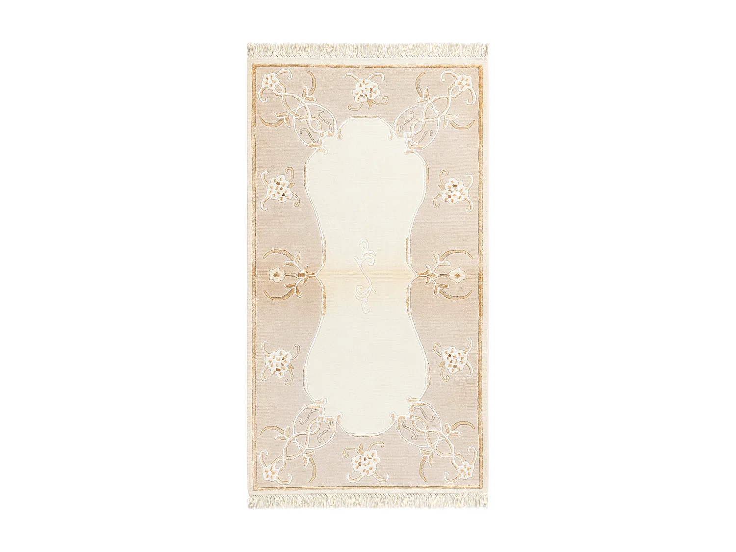 Tapis de laine 84x147 beige Darya