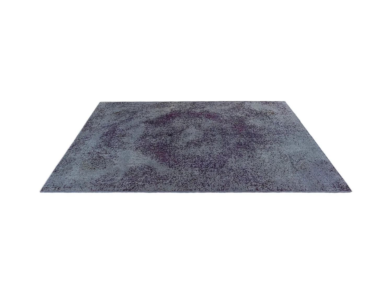 Tapis de laine 128x190 Bleu Vintage Royal