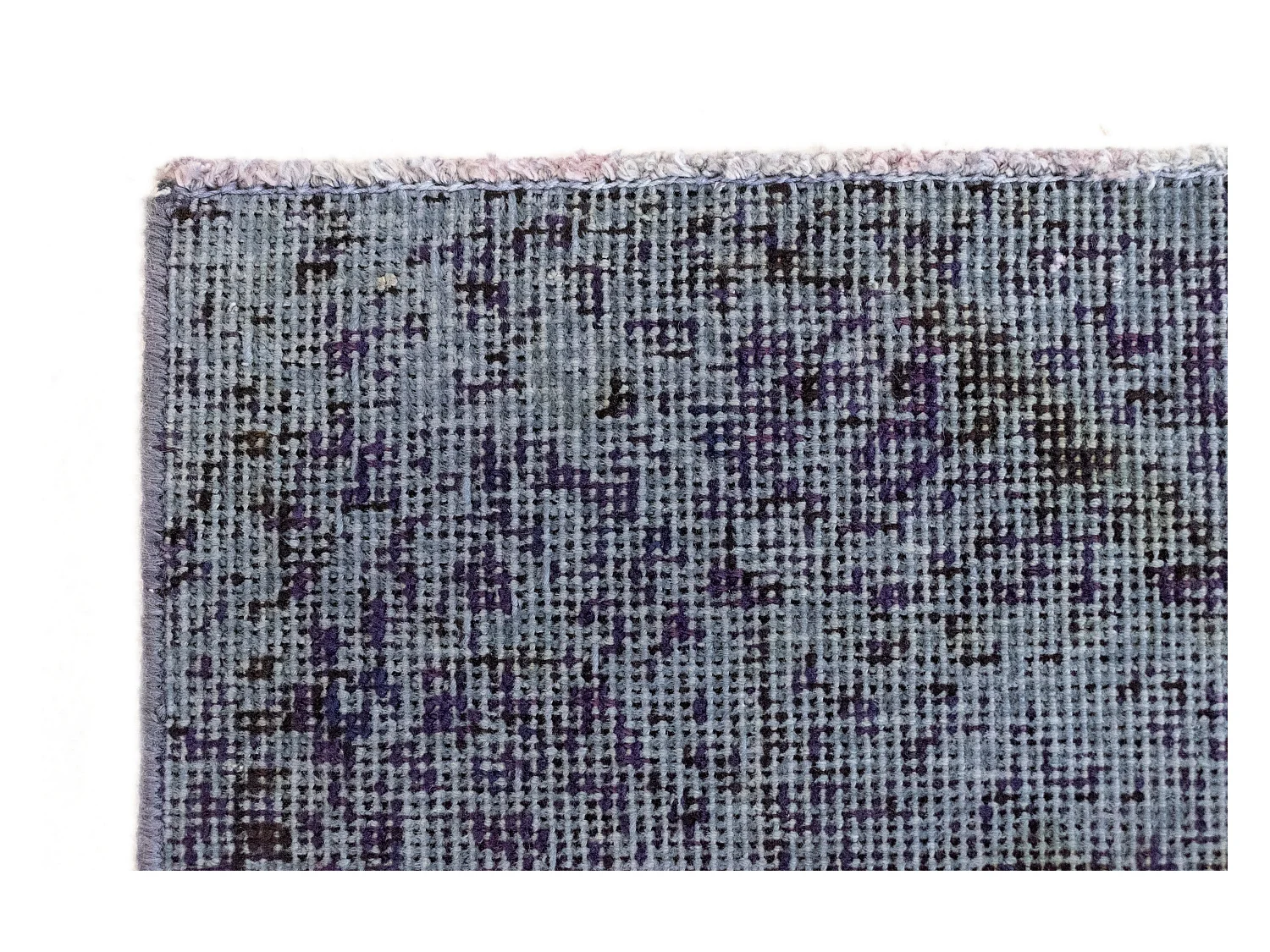 Tapis de laine 128x190 Bleu Vintage Royal