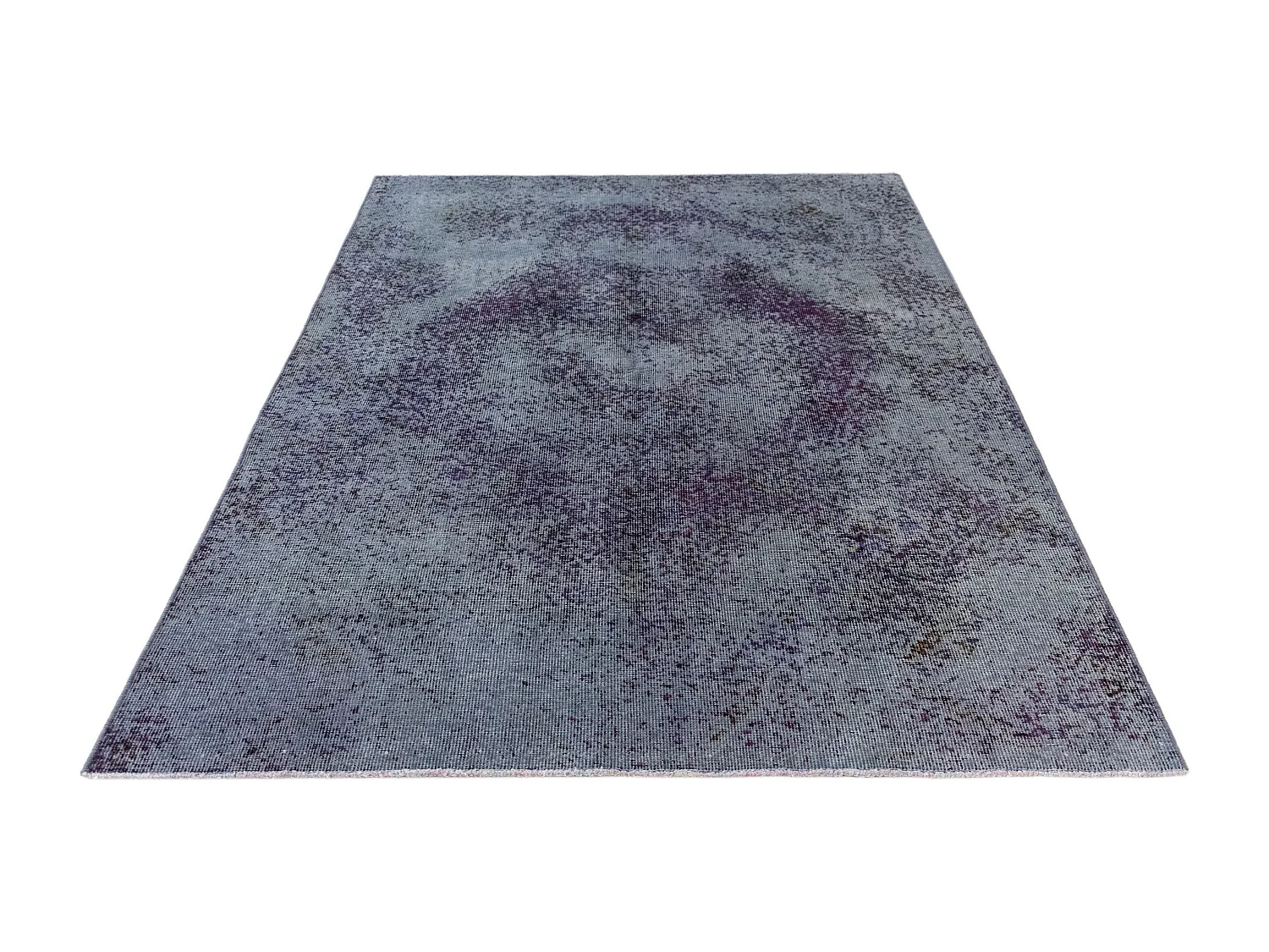 Tapis de laine 128x190 Bleu Vintage Royal