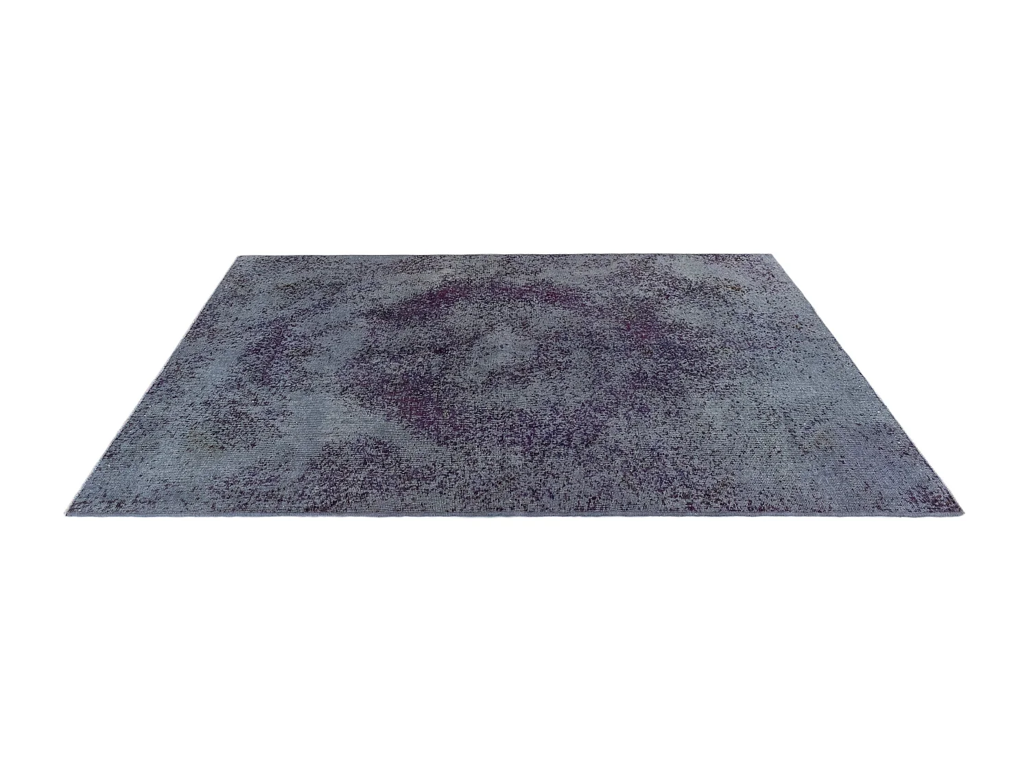 Tapis de laine 128x190 Bleu Vintage Royal