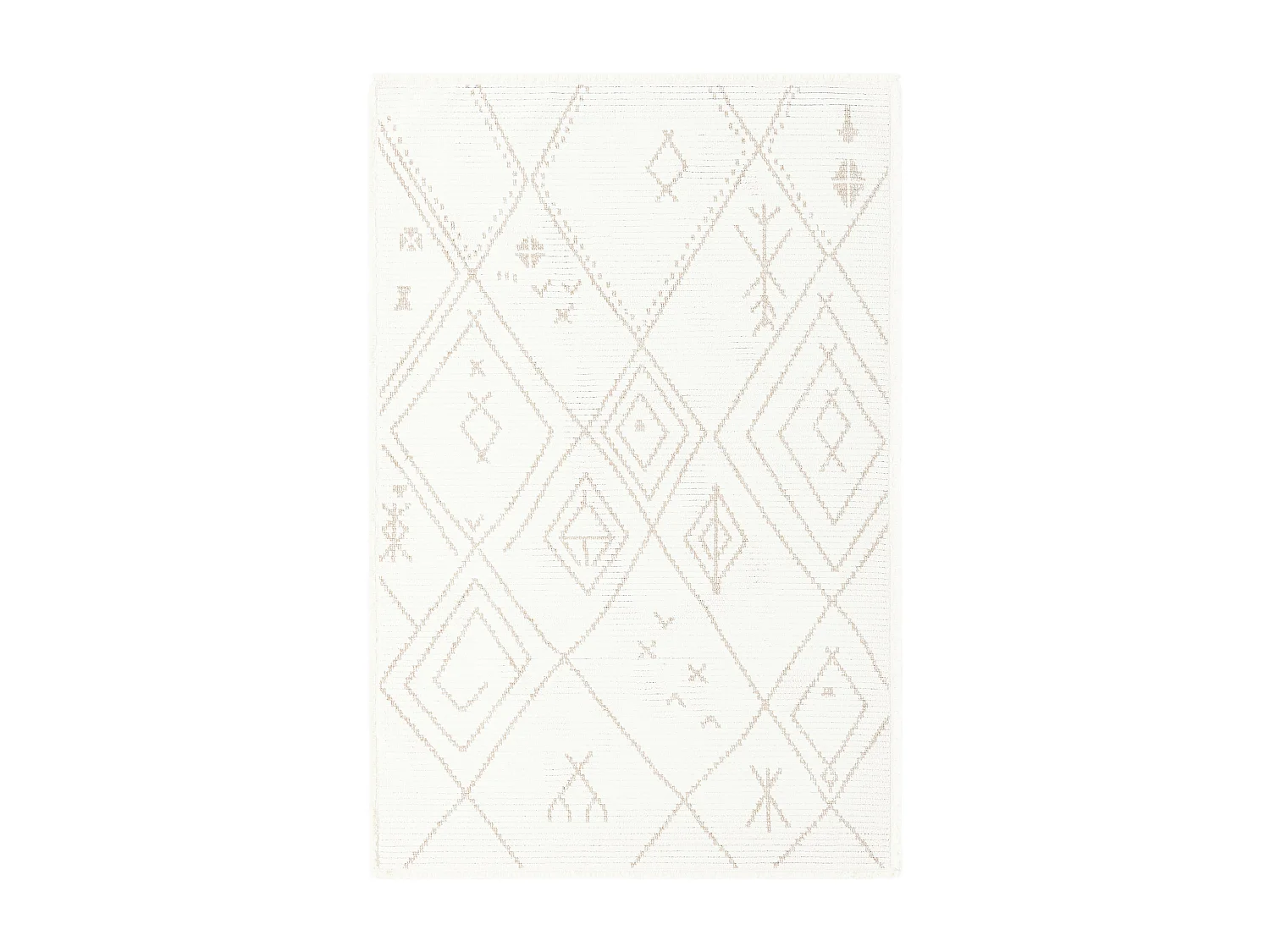 Teppich 160x245 Weiss St. Gallen Folklore