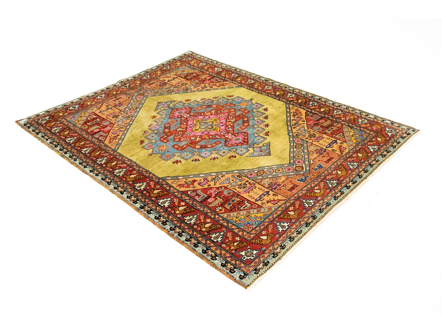 Woltapijt 186x145 Veelkleurig Kashkuli