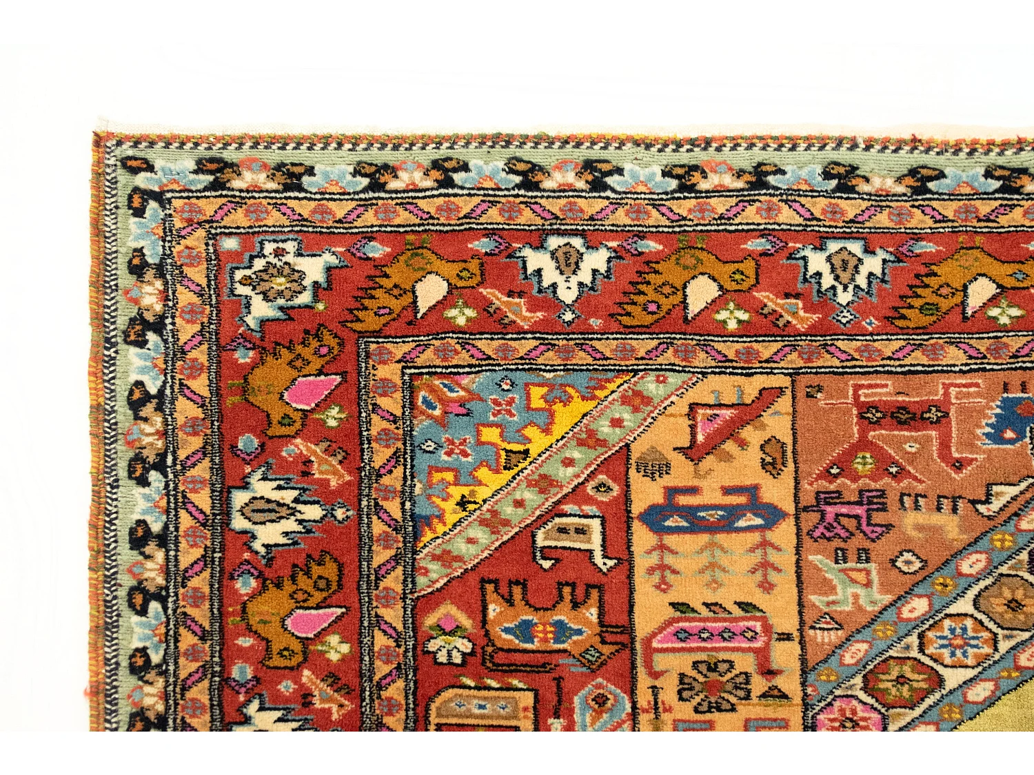 Woltapijt 186x145 Veelkleurig Kashkuli