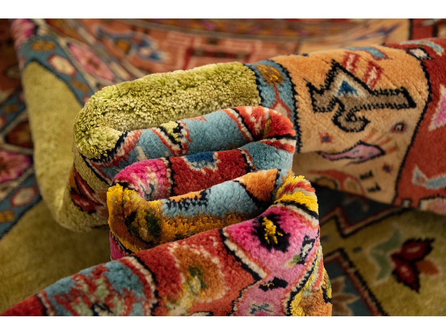 Woltapijt 186x145 Veelkleurig Kashkuli