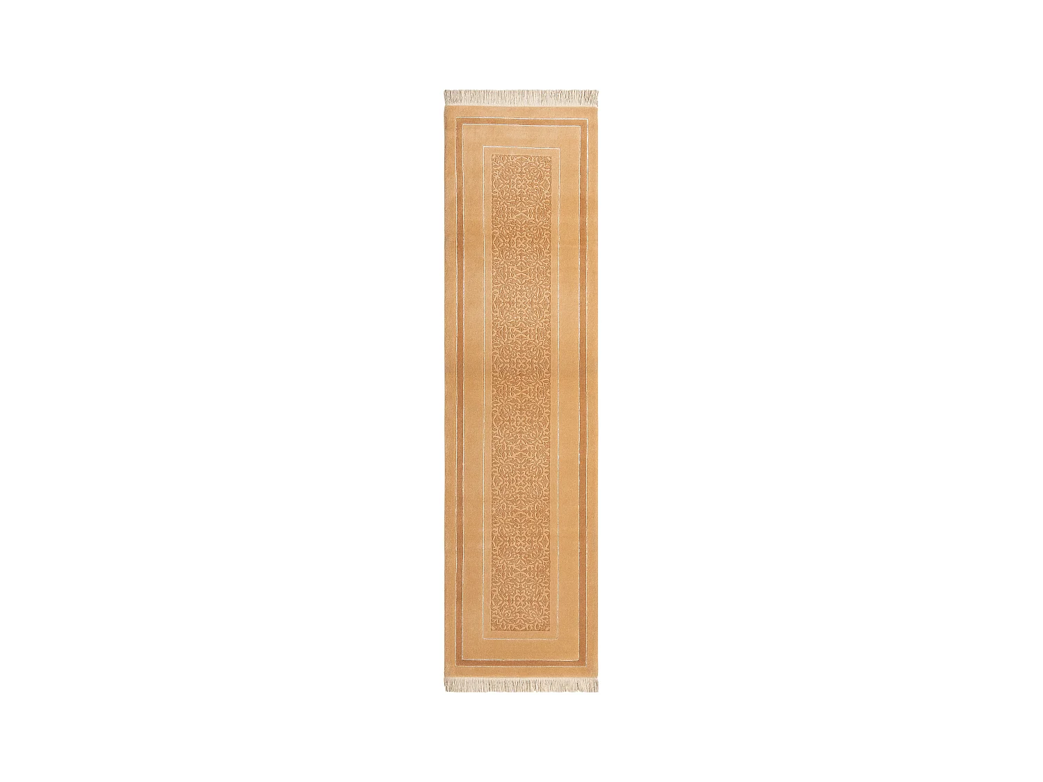 Tapis de couloir en laine 84x302 brun Darya