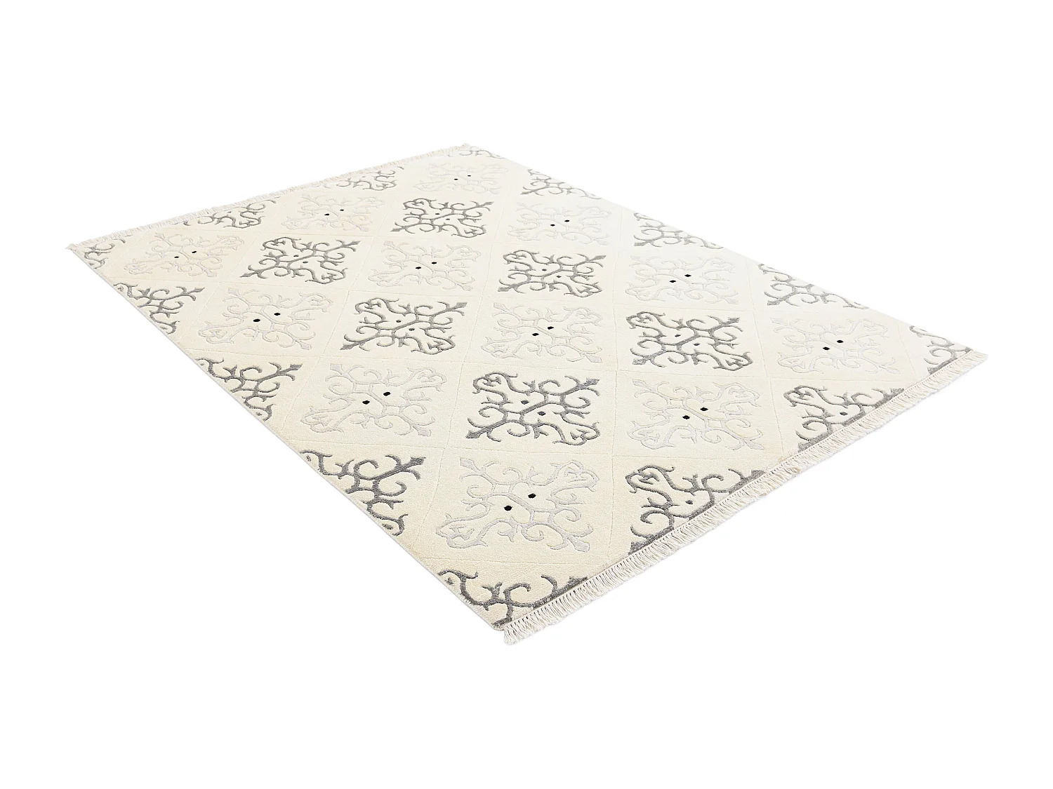 Tapis de laine 152x203 beige Darya