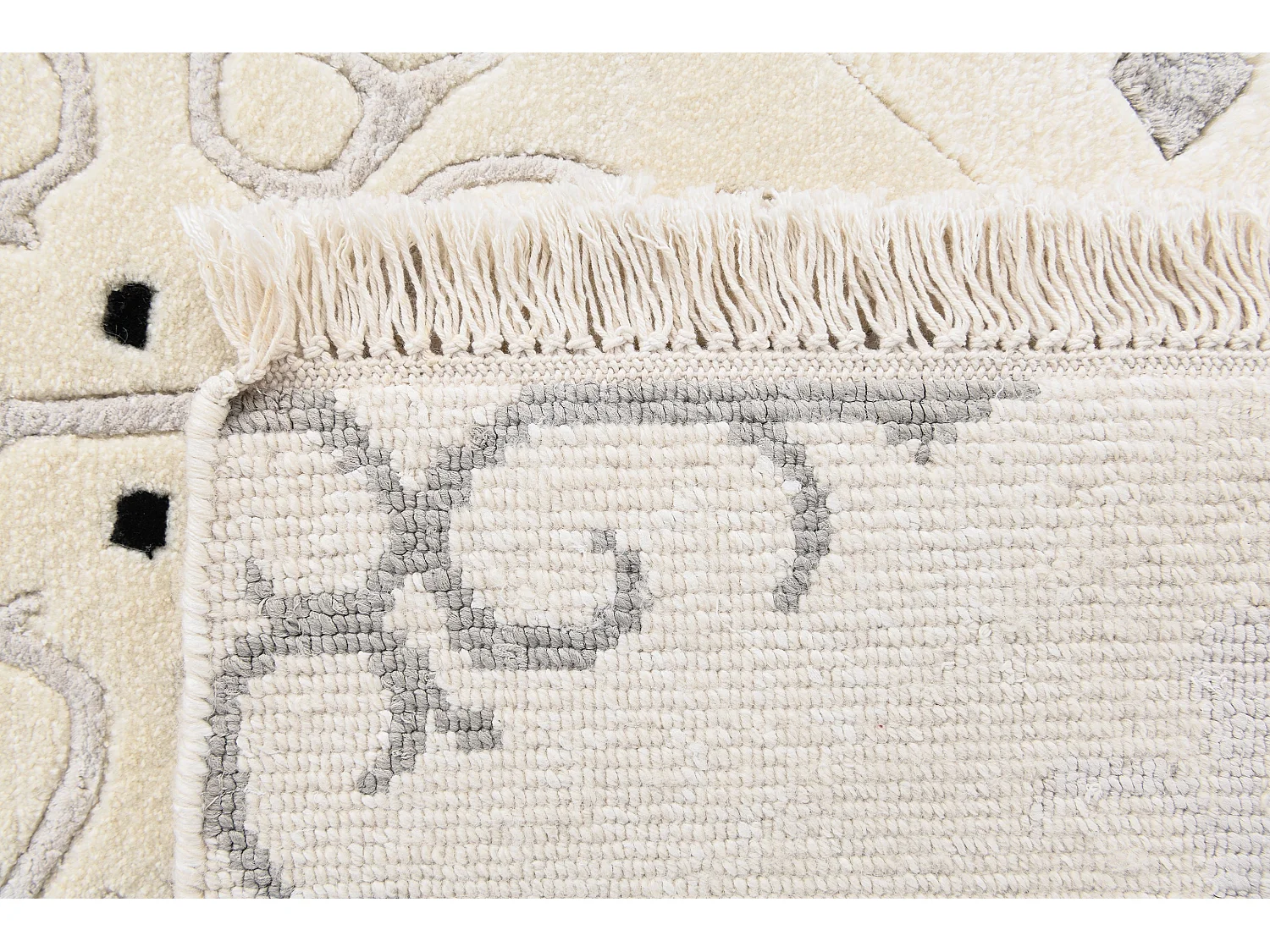 Tapis de laine 152x203 beige Darya