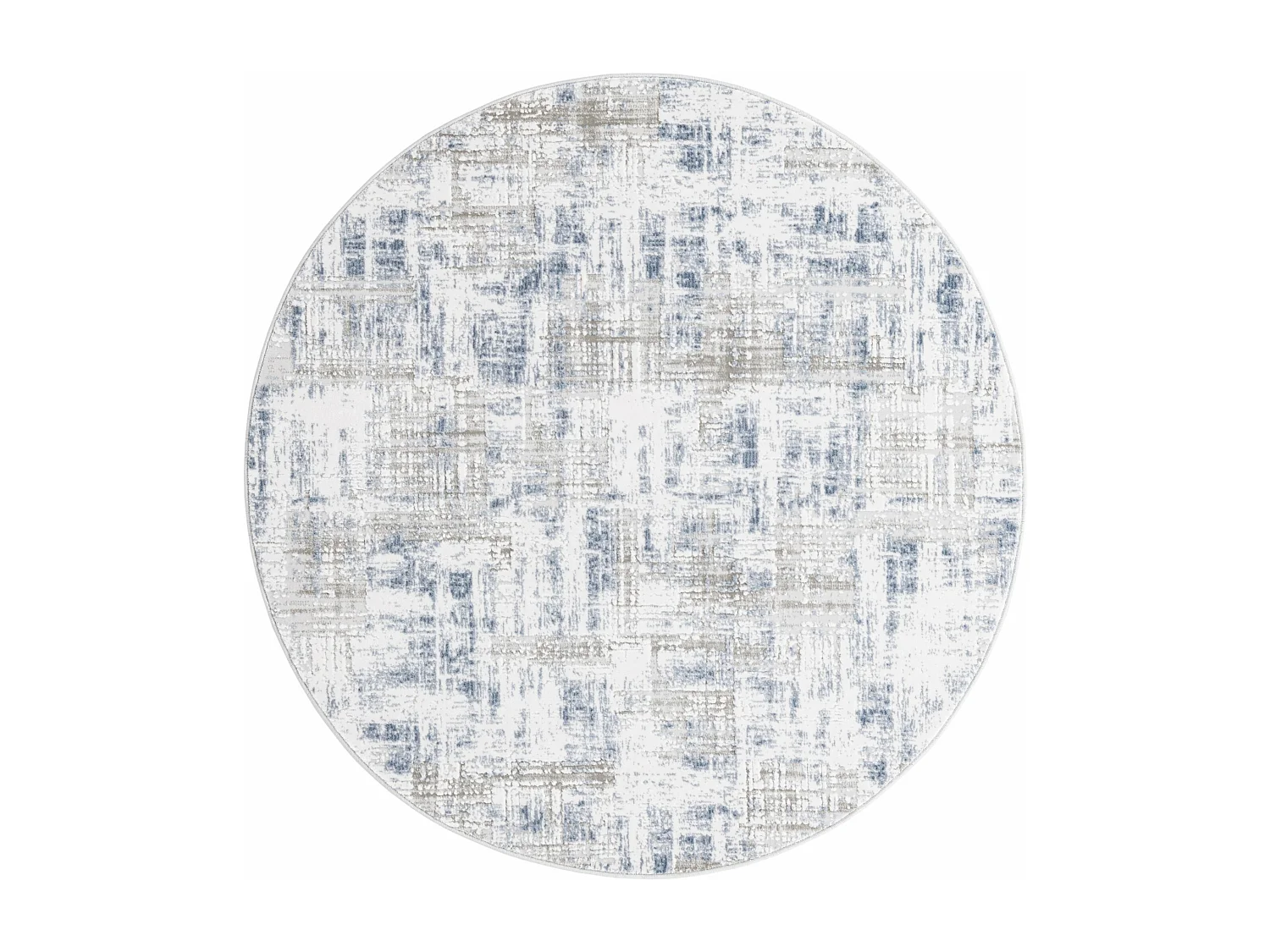 Tapis 125x125 Bleu Davos Miracle