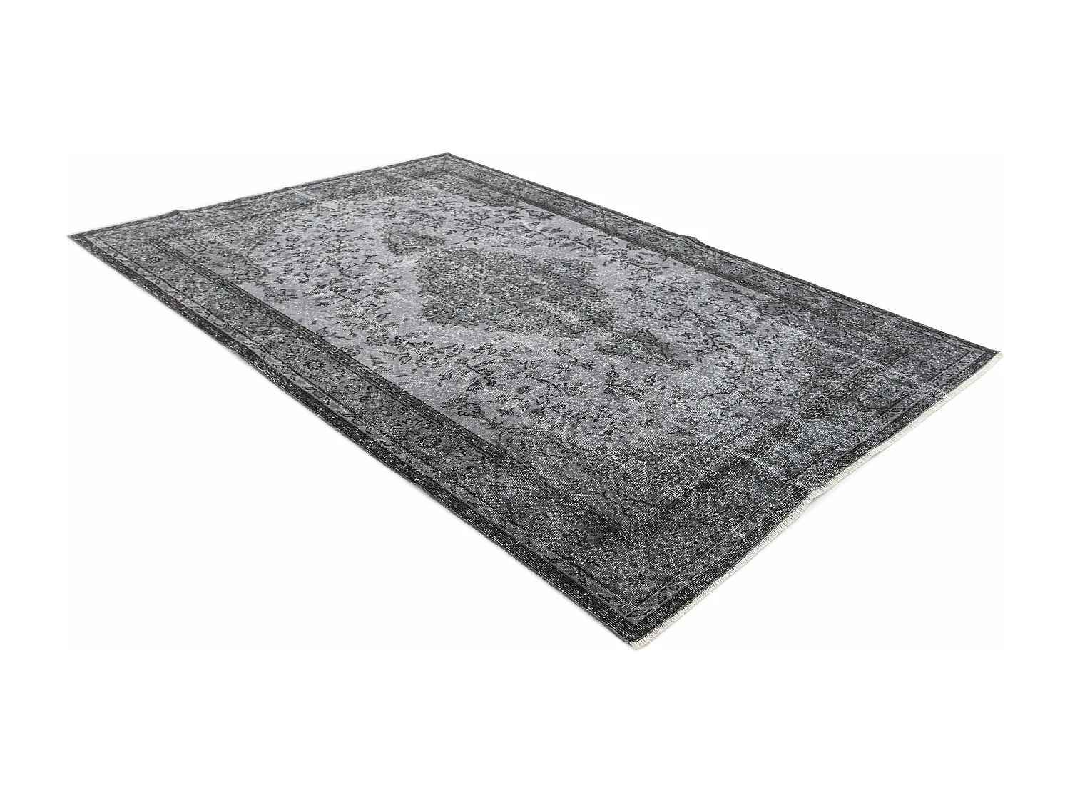 Tapis de laine 168x290 gris Ultra Vintage