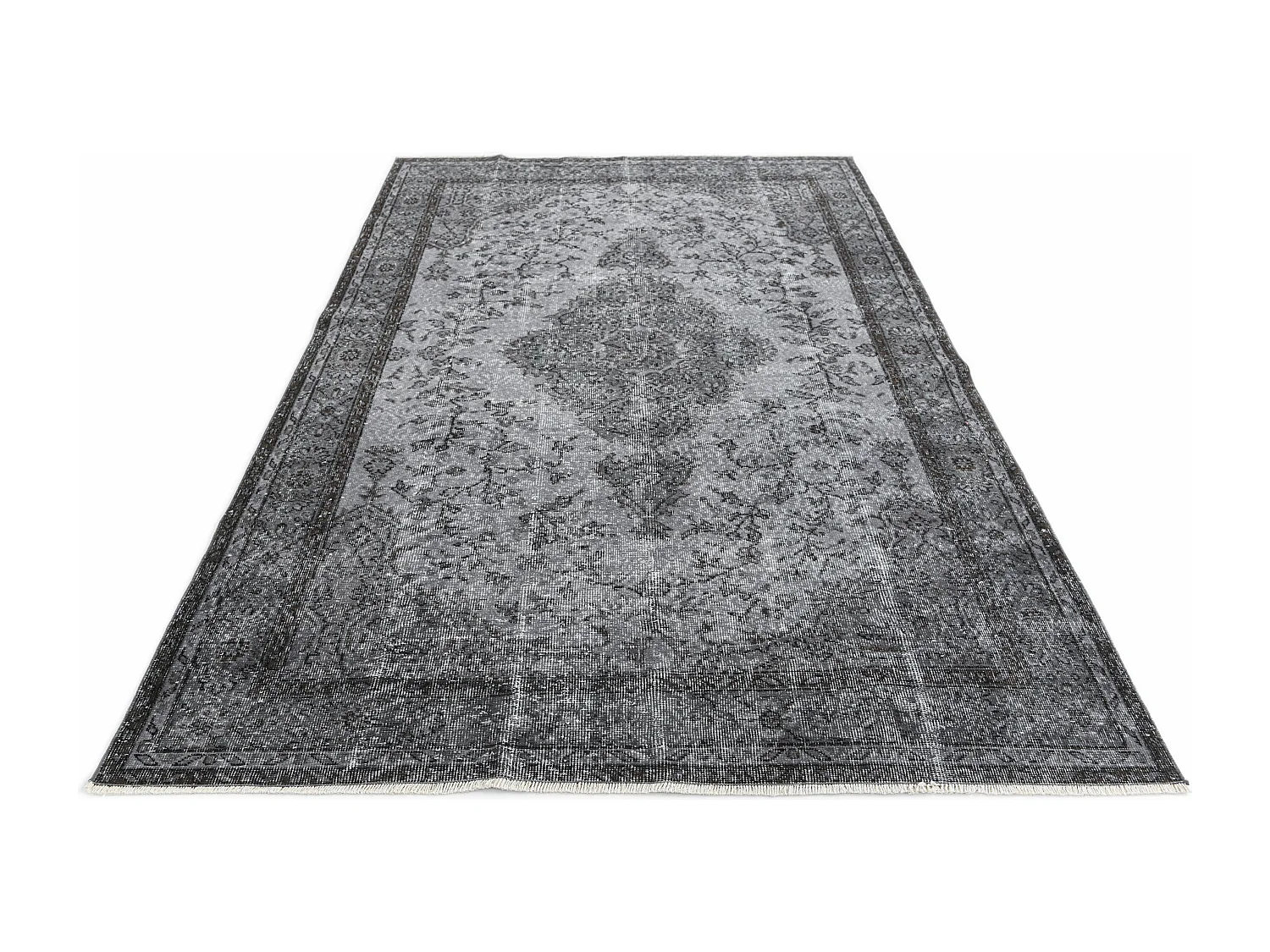Tapis de laine 168x290 gris Ultra Vintage