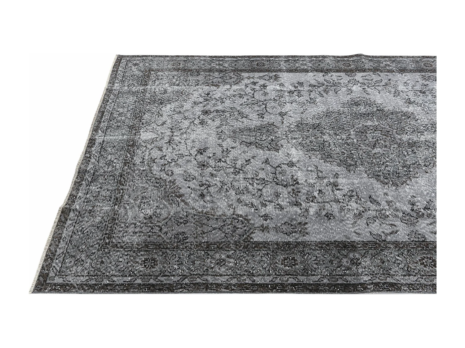 Tapis de laine 168x290 gris Ultra Vintage
