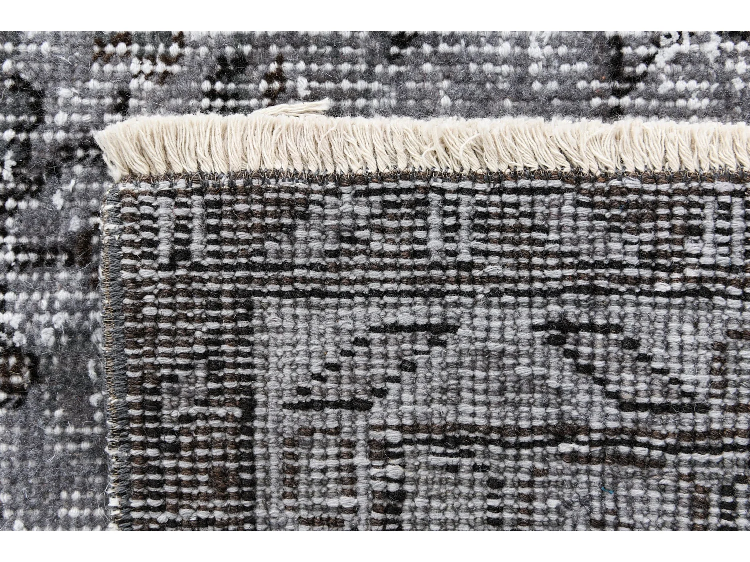 Tapis de laine 168x290 gris Ultra Vintage