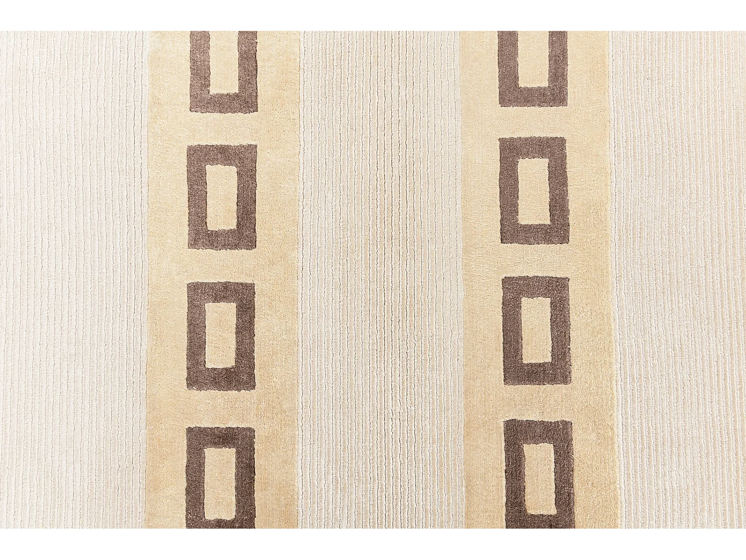 Läufer-Wollteppich 81x295 Beige Darya