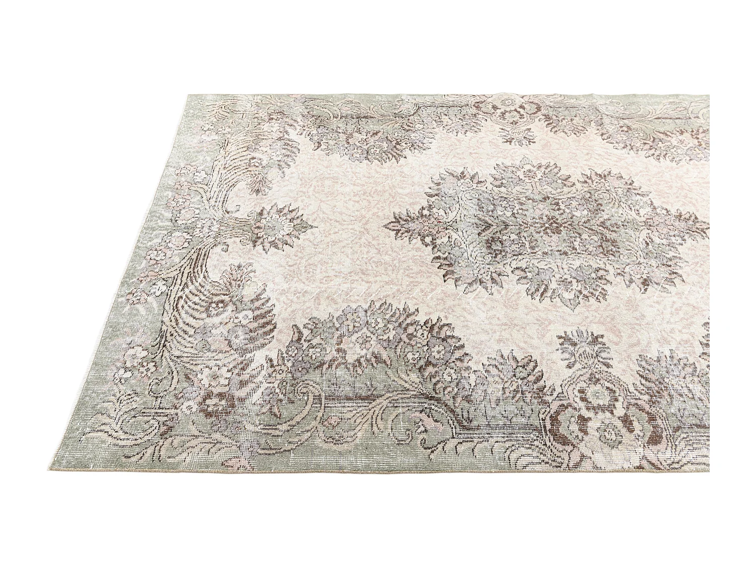 Wollteppich 160x264 Beige Ultra Vintage