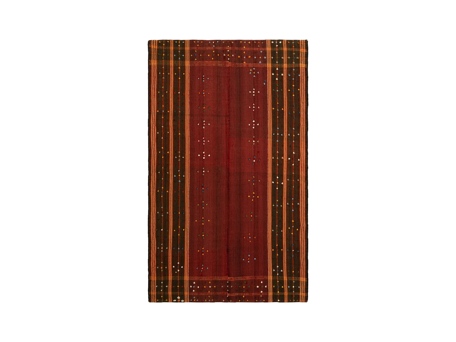 Wollteppich 140x231 Rot Jajim