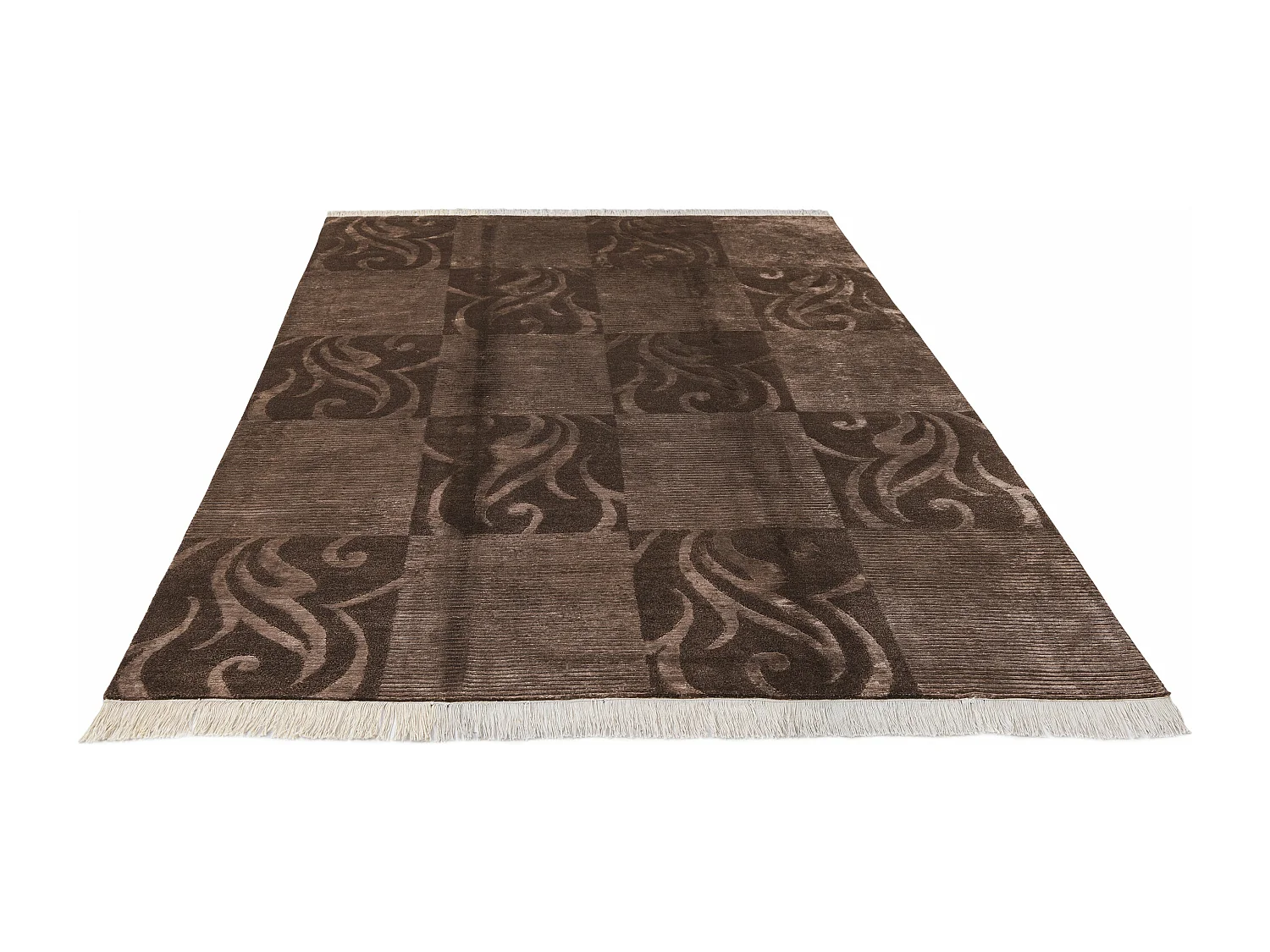 Tappeto in lana 173x244 marrone Darya