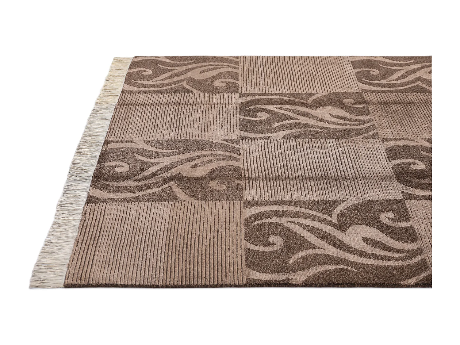 Tappeto in lana 173x244 marrone Darya