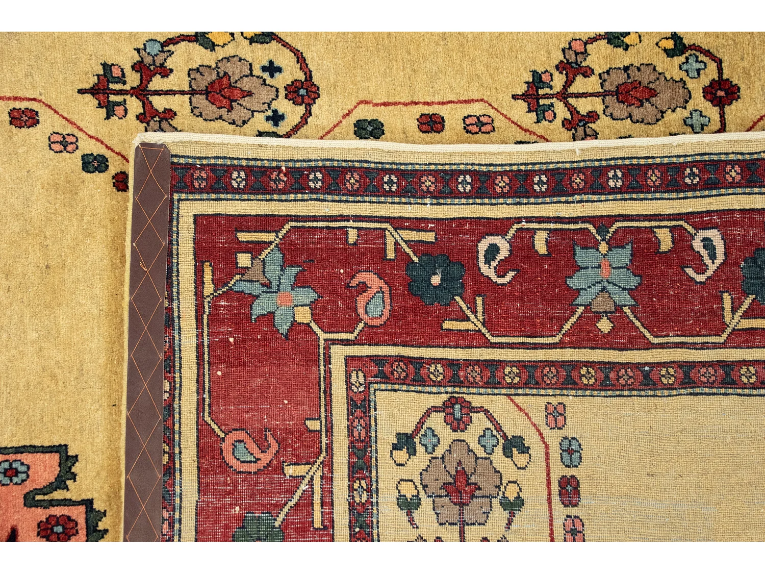 Wollteppich 171x210 Beige Kashkuli