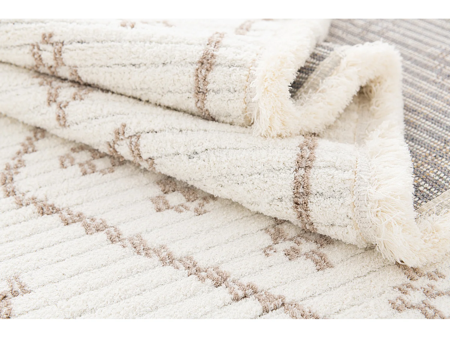 Tapis 240x305 Blanc St. Gallen Folklore