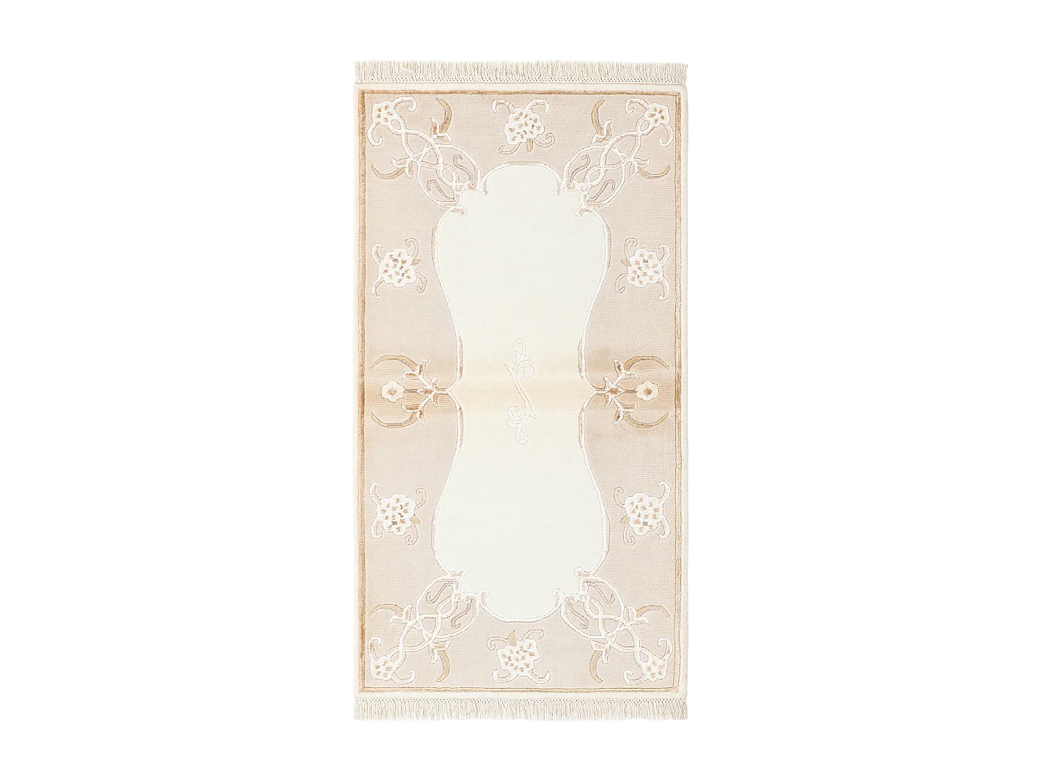 Tapis de laine 84x155 beige Darya