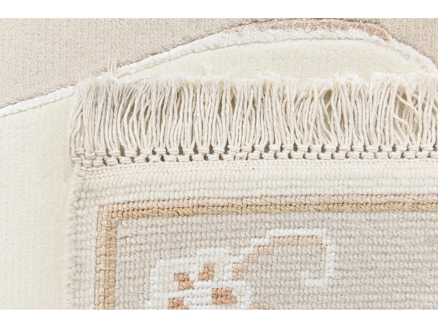 Tapis de laine 84x155 beige Darya