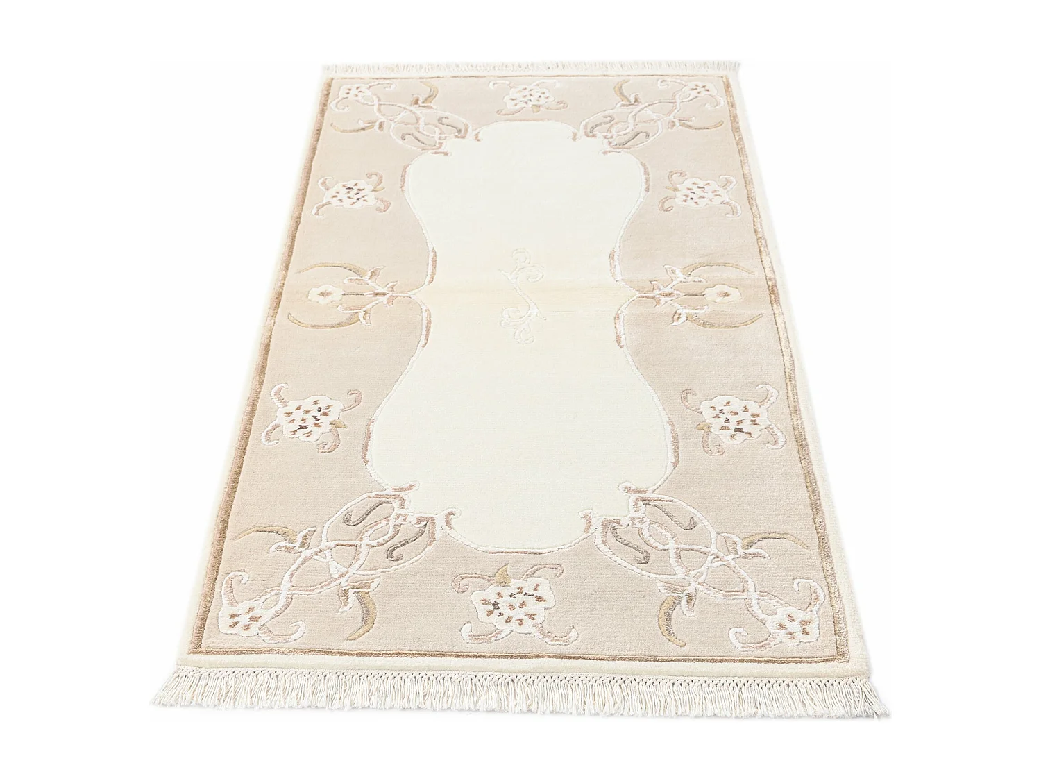 Tapis de laine 84x155 beige Darya
