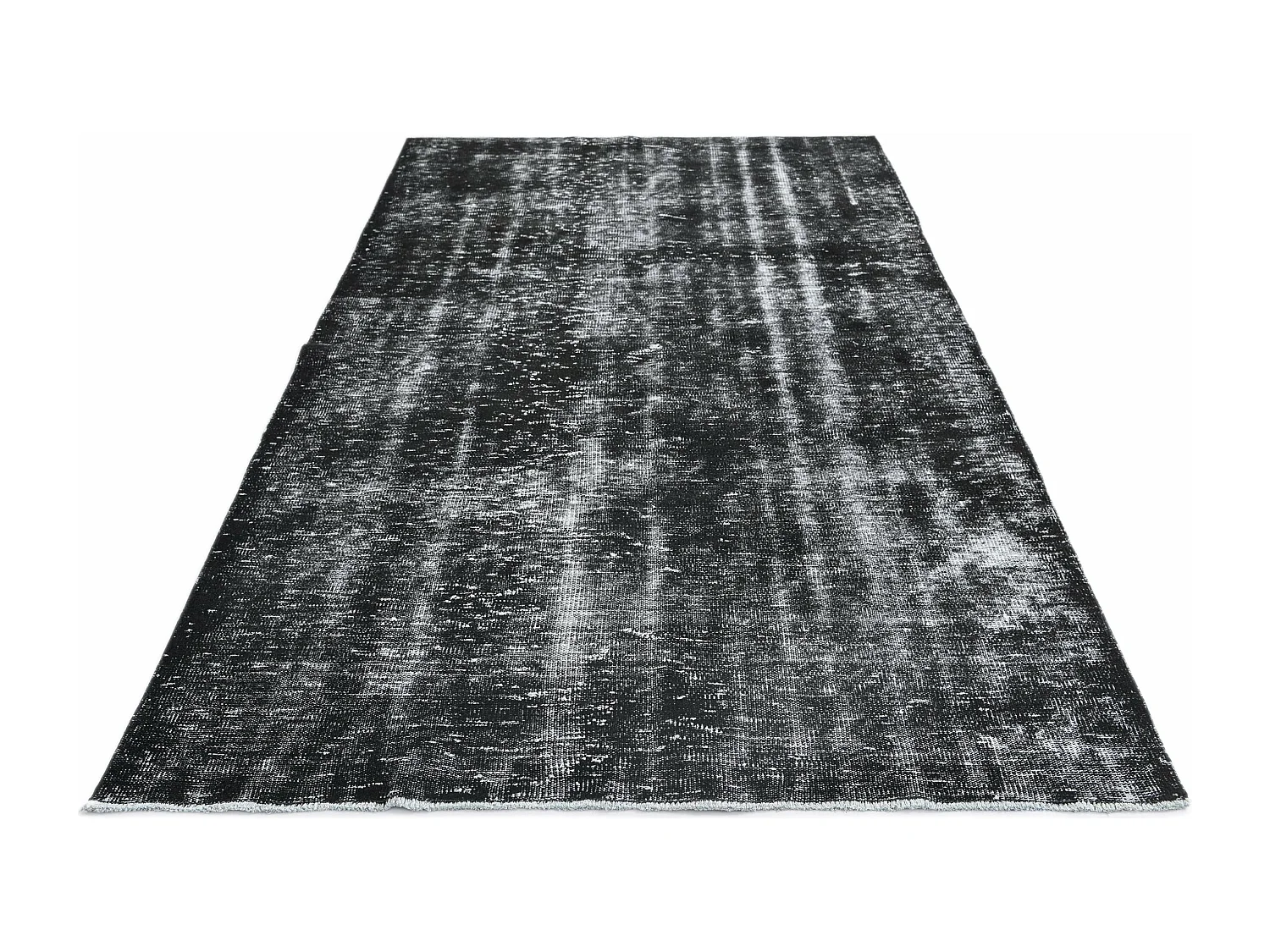 Tapis de laine 155x279 noir Ultra Vintage